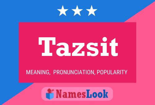 ملصق اسم Tazsit