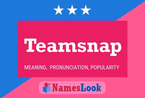 ملصق اسم Teamsnap