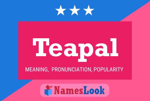 ملصق اسم Teapal