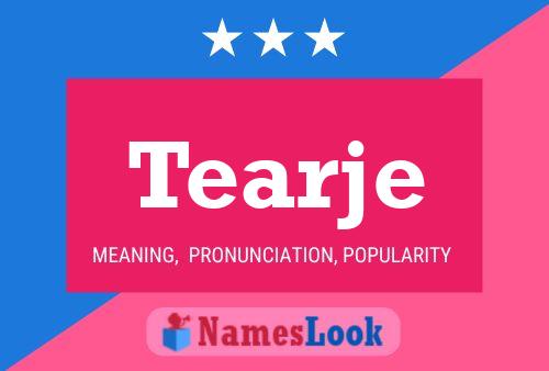 ملصق اسم Tearje