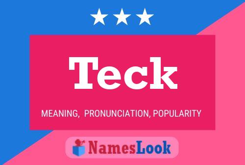 ملصق اسم Teck