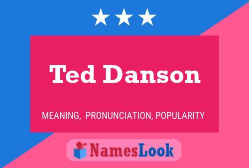 ملصق اسم Ted Danson