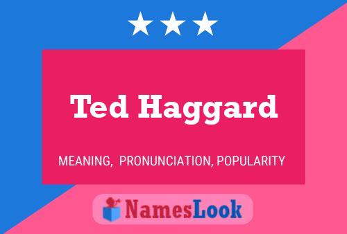 ملصق اسم Ted Haggard