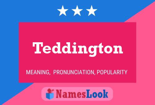 ملصق اسم Teddington