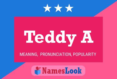 ملصق اسم Teddy A