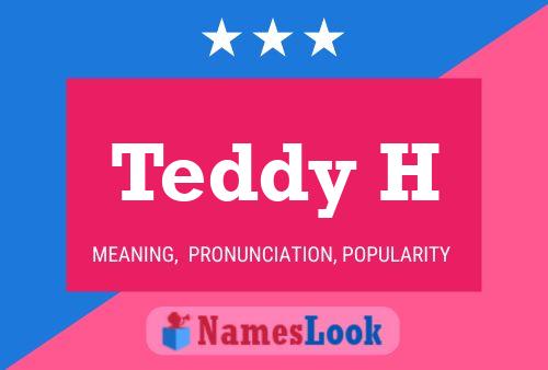 ملصق اسم Teddy H