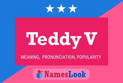 ملصق اسم Teddy V