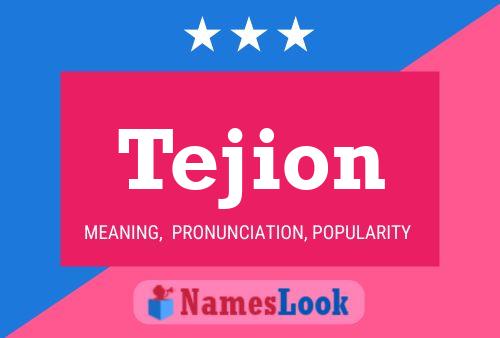 ملصق اسم Tejion