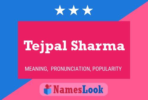 ملصق اسم Tejpal Sharma