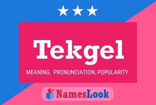 ملصق اسم Tekgel