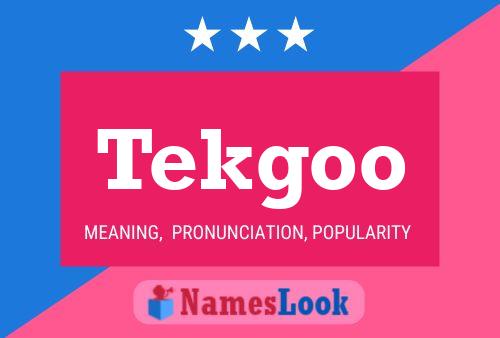 ملصق اسم Tekgoo