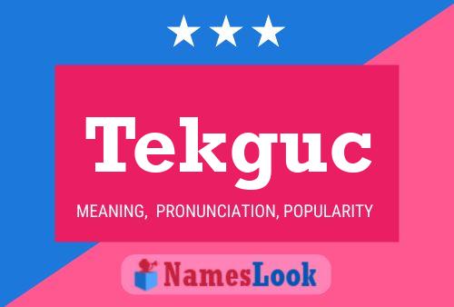 ملصق اسم Tekguc