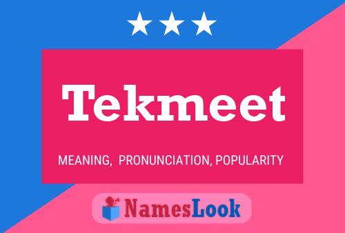 ملصق اسم Tekmeet