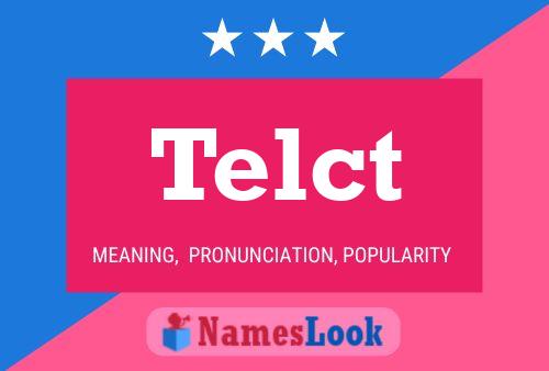 ملصق اسم Telct