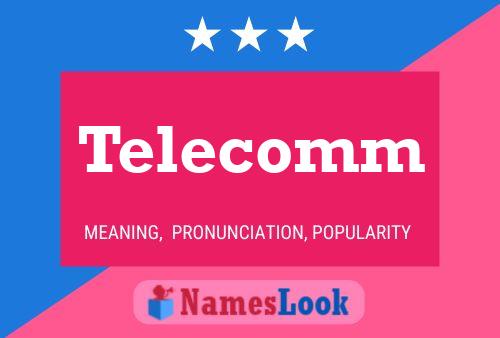 ملصق اسم Telecomm