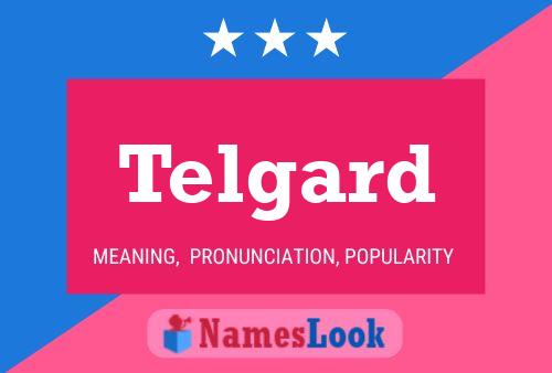 ملصق اسم Telgard