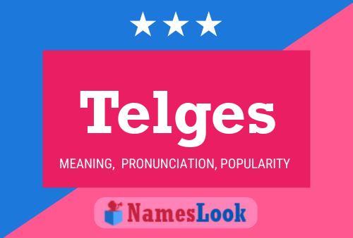 ملصق اسم Telges