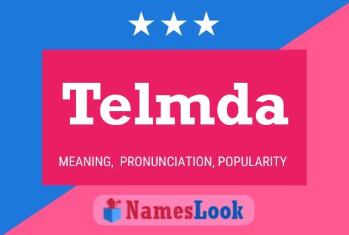 ملصق اسم Telmda