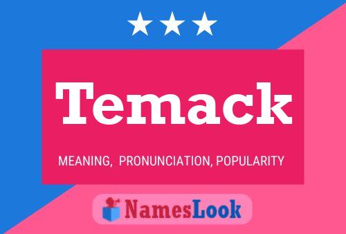 ملصق اسم Temack