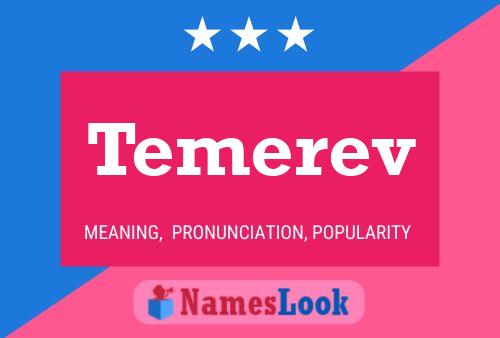 ملصق اسم Temerev