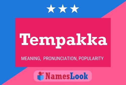 ملصق اسم Tempakka