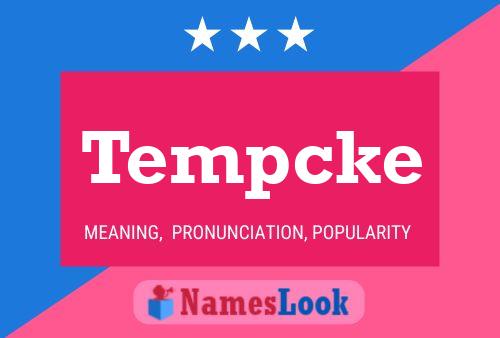 ملصق اسم Tempcke