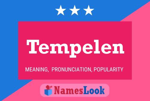 ملصق اسم Tempelen