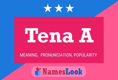 ملصق اسم Tena A