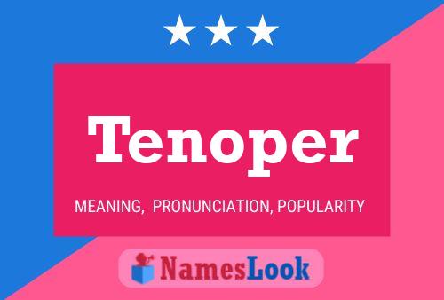 ملصق اسم Tenoper