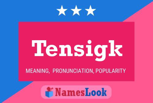 ملصق اسم Tensigk