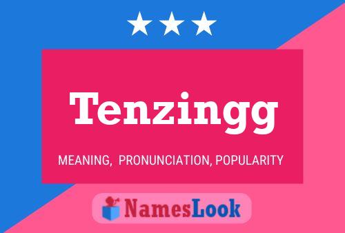 ملصق اسم Tenzingg