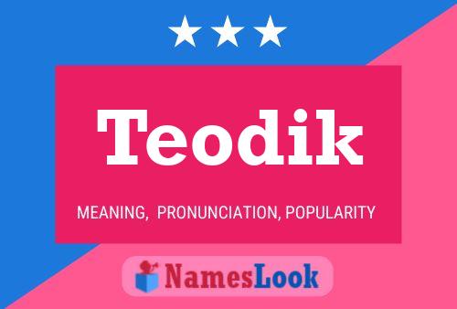 ملصق اسم Teodik