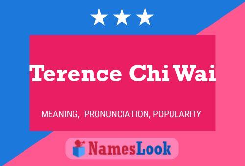 ملصق اسم Terence Chi Wai