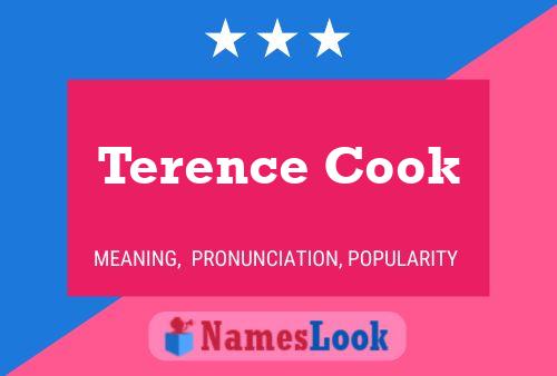 ملصق اسم Terence Cook