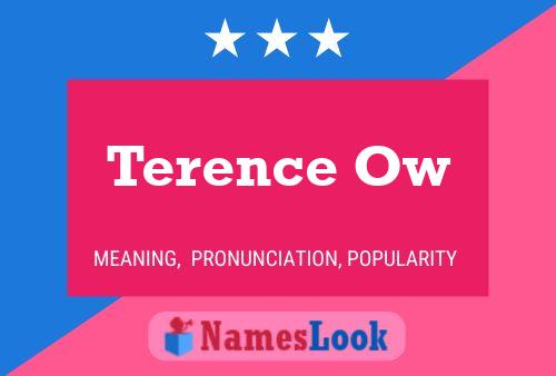 ملصق اسم Terence Ow