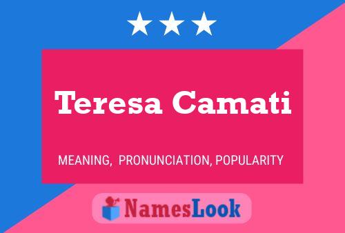 ملصق اسم Teresa Camati