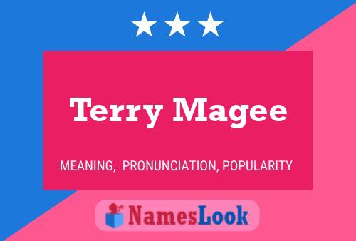 ملصق اسم Terry Magee