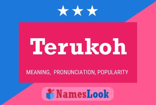 ملصق اسم Terukoh