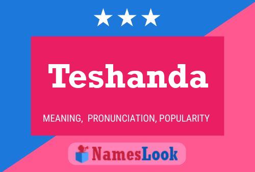 ملصق اسم Teshanda