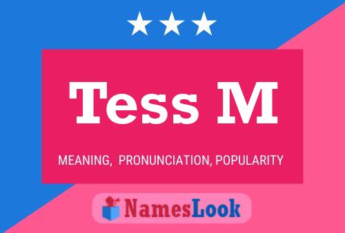 ملصق اسم Tess M