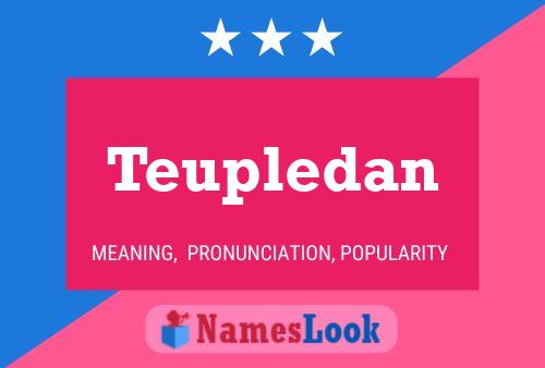 ملصق اسم Teupledan