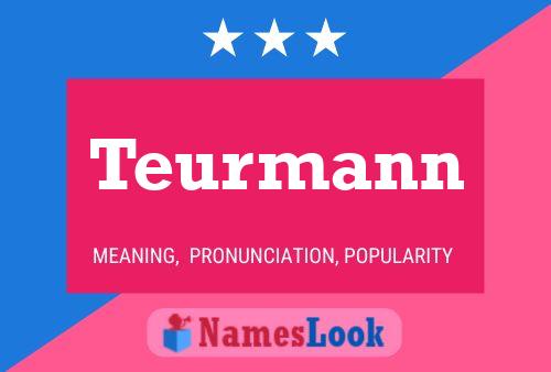 ملصق اسم Teurmann