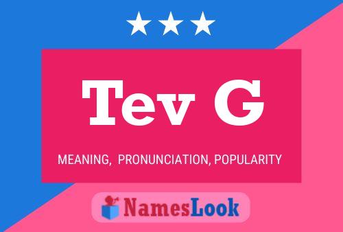 ملصق اسم Tev G