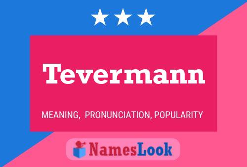 ملصق اسم Tevermann