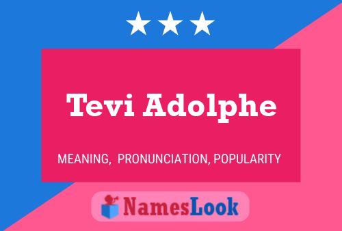 ملصق اسم Tevi Adolphe