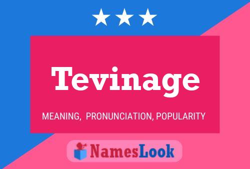 ملصق اسم Tevinage