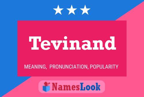 ملصق اسم Tevinand