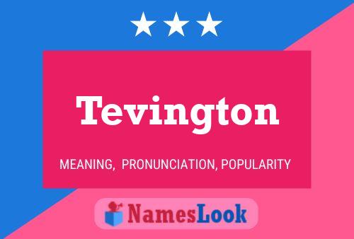 ملصق اسم Tevington