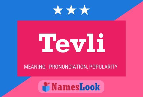 ملصق اسم Tevli