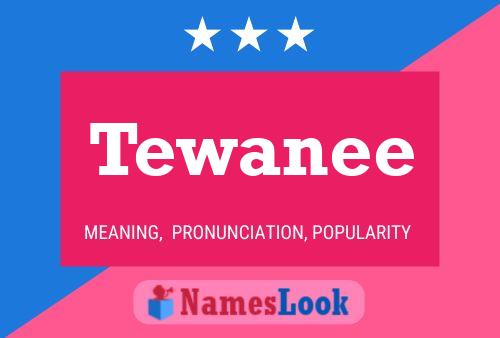 ملصق اسم Tewanee